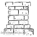 WC Small Brick Column