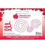 Woodware Jane Gill Wibbly Wobbly Craft Die
