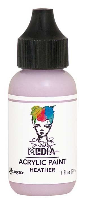 Dina Wakley Media Acrylic Paint 1oz - Heather