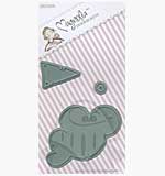 SO: Magnolia DooHickey Cutting Dies - Flag and Clouds [1034]