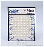 Self Adhesive Pearl Embellishments - Cream (5mm)