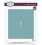 Sue Wilson Cutting Die - Noble Double Pierced Rectangles - Set B Die