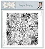 SO: Ornate Paisley Pre Cut Rubber Stamp