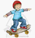 Molly Blooms - Skateboarding George