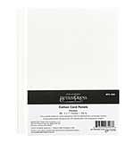 SO: Porcelain BetterPress A7 Cotton Card Panels - 25 Pack
