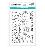 Carissa Wiley Dies - Party Balloon Garland Clear Stamp Set