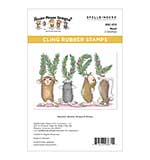 SO: House-Mouse Cling Rubber Stamps - Noel Cling Rubber Stamp Set