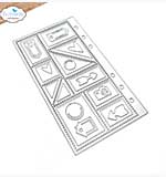 Elizabeth Craft Designs - Sidekick Essentials 31 - Postage stamp page  Cutting Dies (From the Past)